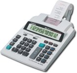 Front Zoom. Casio - Printing Calculator - Gray.