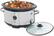 Angle Standard. Wolfgang Puck - 7-Quart Electric Slow Cooker - Stainless-Steel.