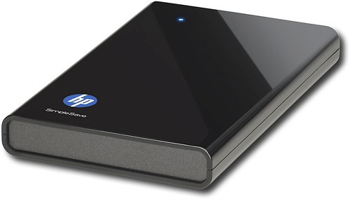Best Buy: HP SimpleSave 500GB External USB 2.0 Portable Hard Drive