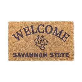 Jardine - Savannah State Tigers 18" x 34" Welcome Coir Doomat - Brown