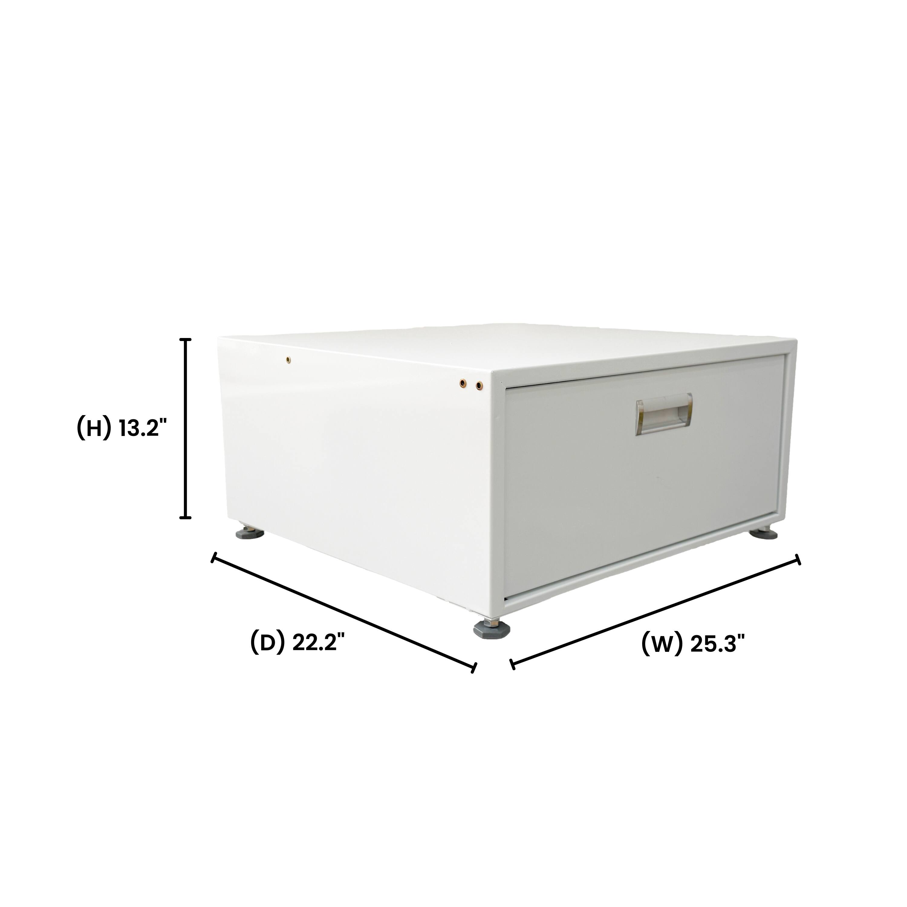 (H) 13.2" (D) 22.2" (W) 25.3"