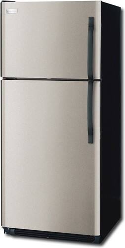 Angle Standard. Frigidaire - 18.0 Cu. Ft. Top-Mount Refrigerator - White.