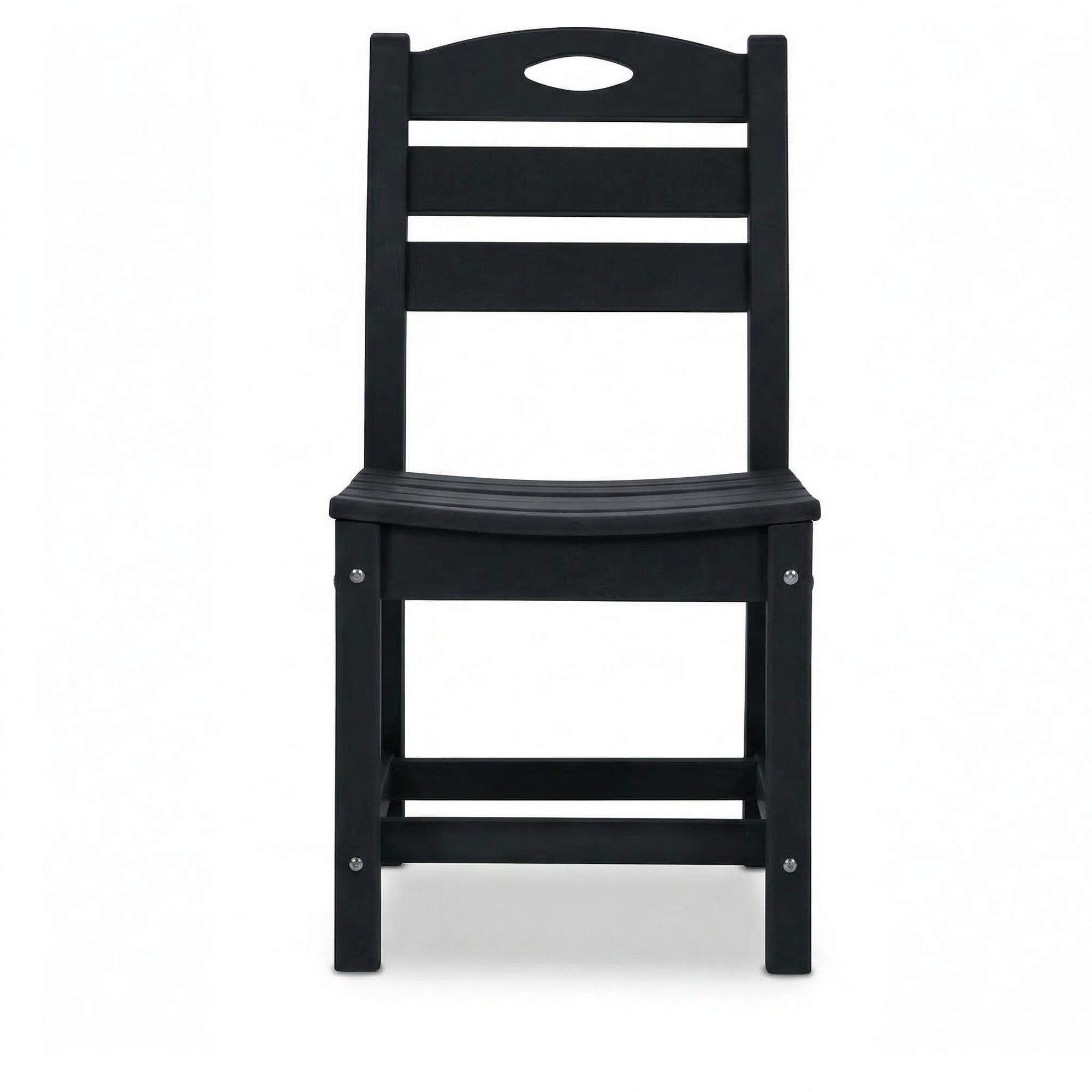 Alt View 1. Boyel Living - 3-Piece HDPE Patio Bistro Set with Round Table and 2 Chairs - Black.