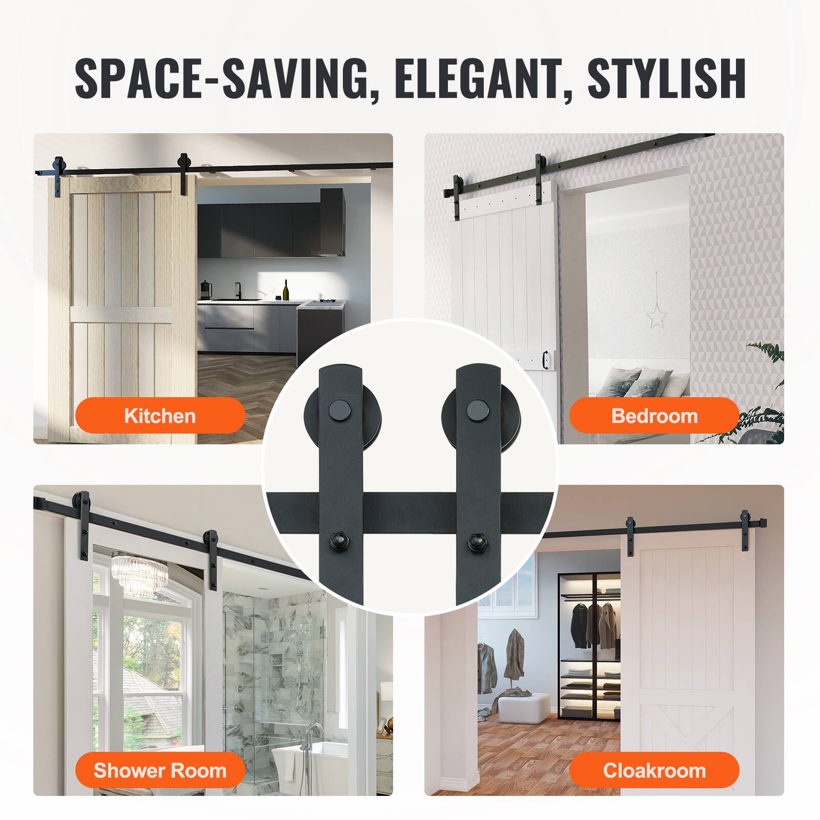 SPACE-SAVING, ELEGANT, STYLISH

- Kitchen
- Bedroom
- Shower Room
- Cloakroom