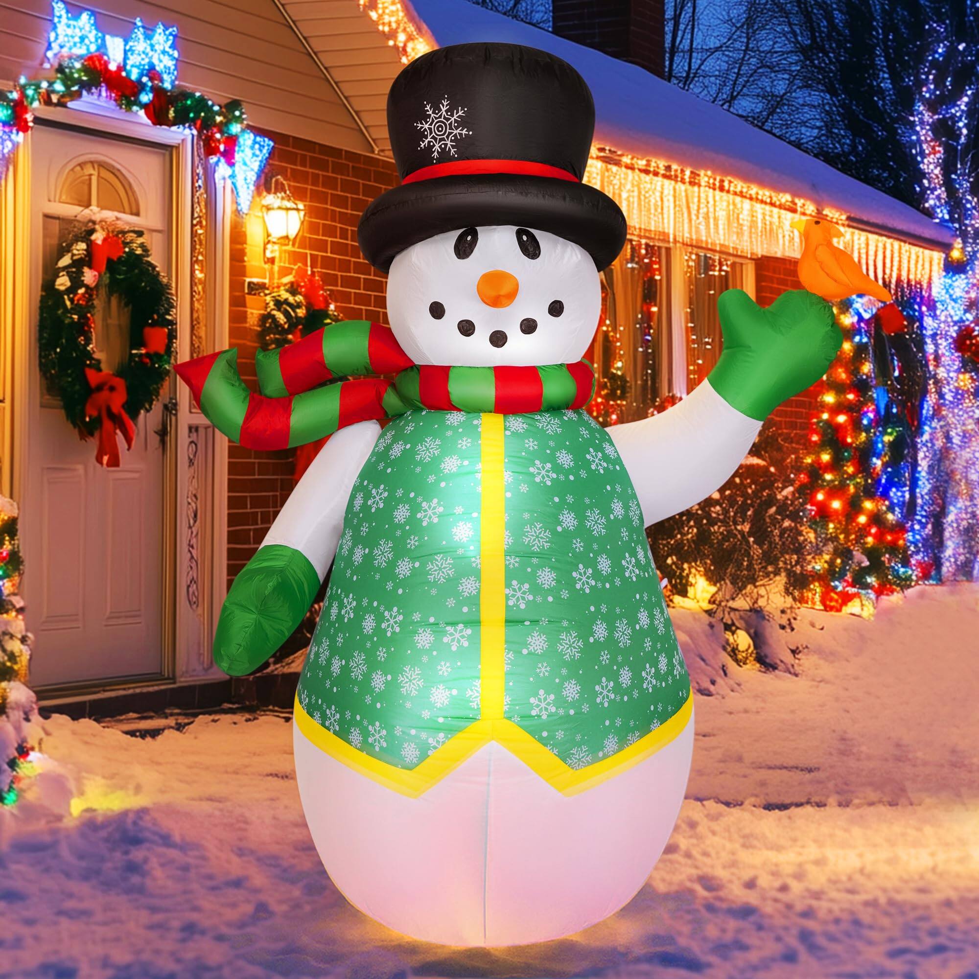 6FT Snowman in Vest