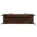 Alt View 30. Walker Edison - Contemporary 2-Drawer Entry Table with Glass Shelves - Dark Walnut/Black.