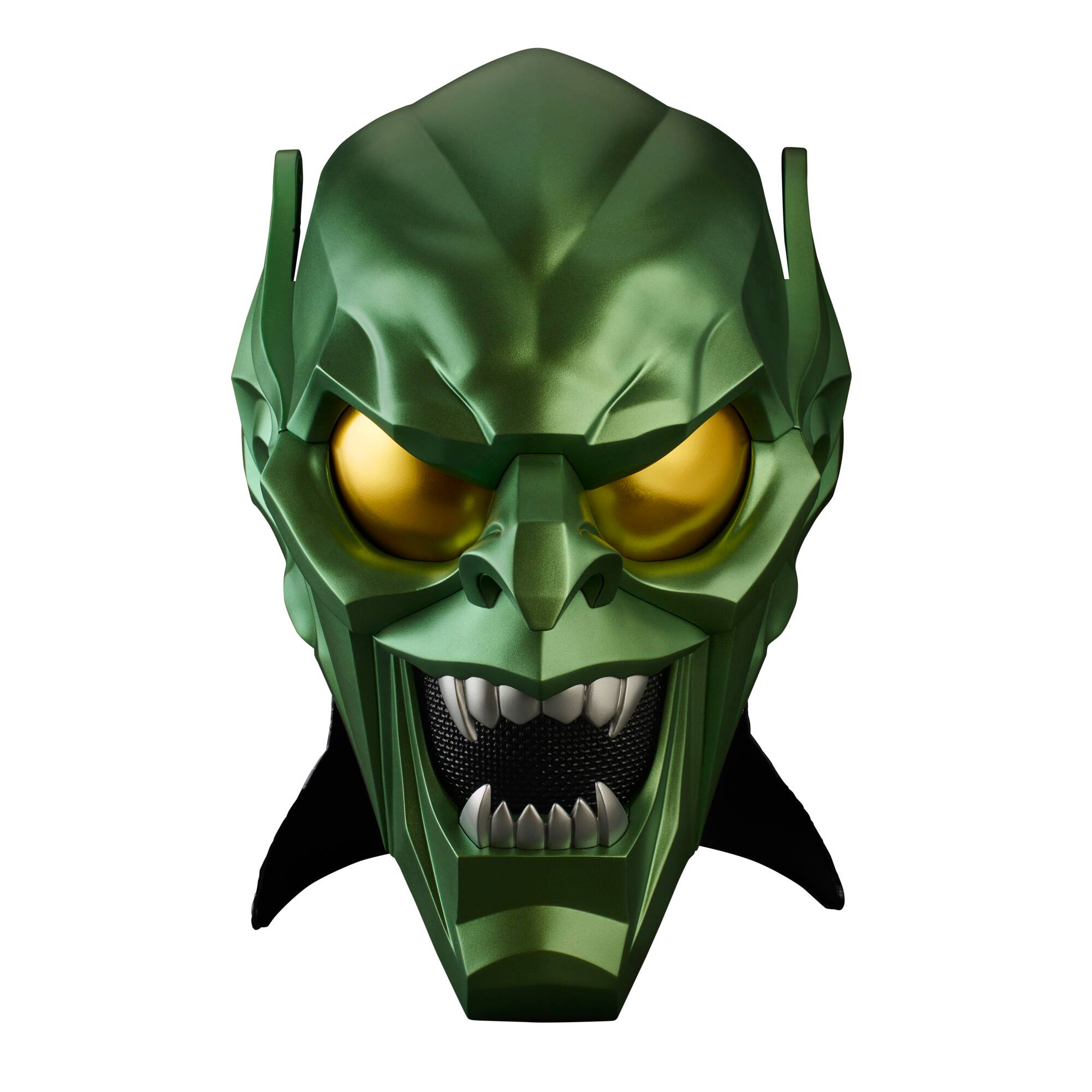 Front. Marvel - Legends Series Green Goblin Roleplay Helmet.