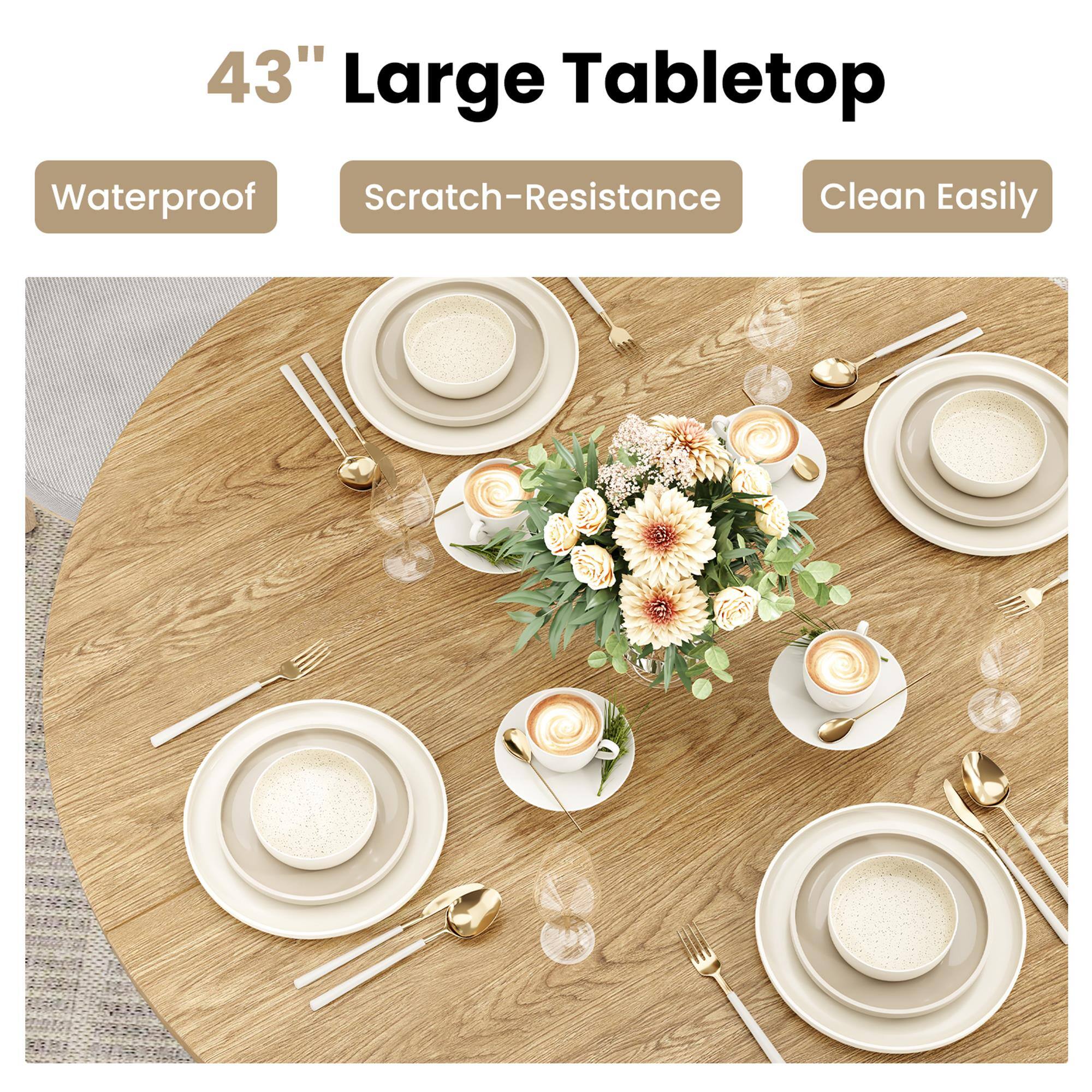 43" Large Tabletop

Waterproof
Scratch-Resistance
Clean Easily