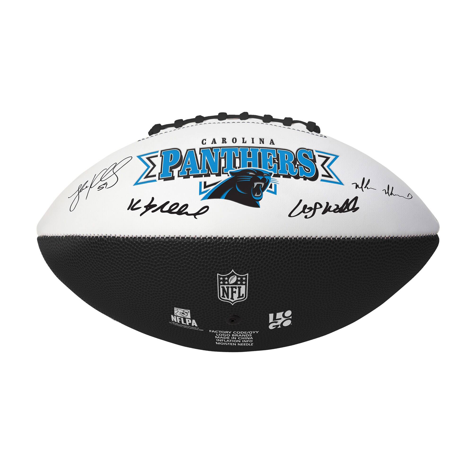 CAROLINA PANTHERS

NFL

adidas

NFLPA

FACTORY GOLF
MADE IN CHINA
MOISTURE WICKING

MODE/GOY
MADE IN CHINA
MOISTURE WICKING