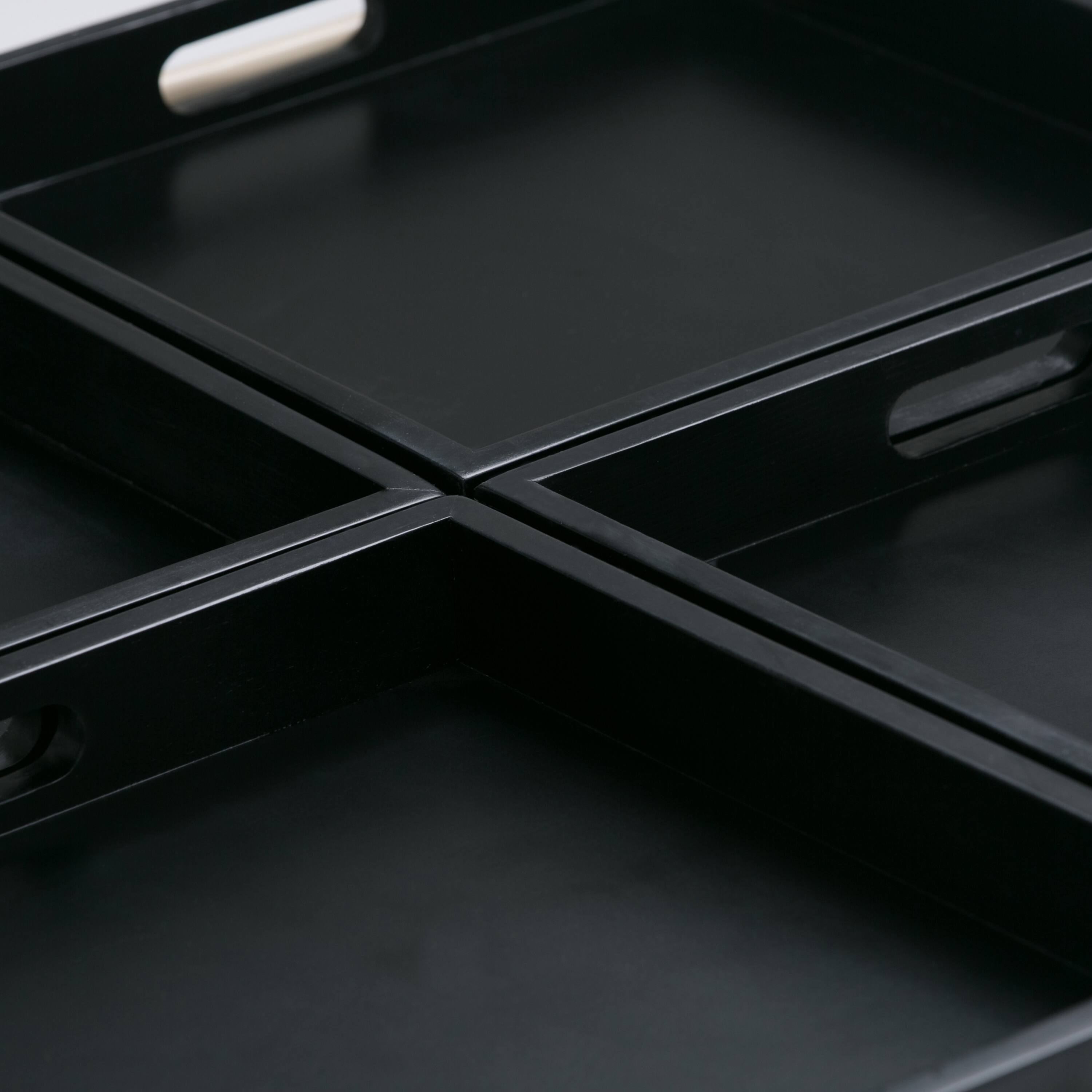 Alt View 2. Simpli Home - Avalon 35 inch Wide Solid Wood Coffee Table Storage Ottoman, Flint Grey - Flint Grey.