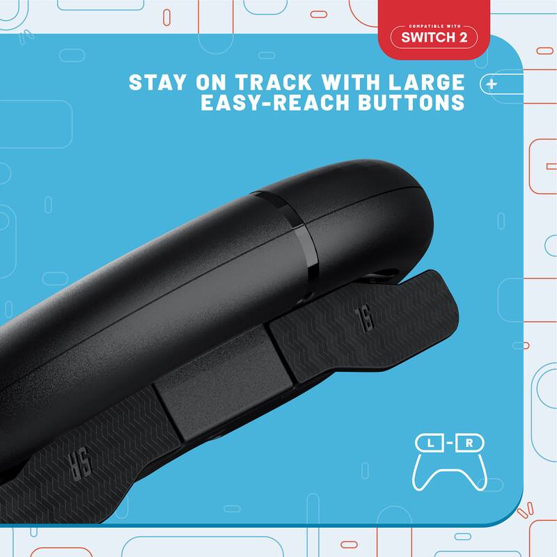 COMPATIBLE WITH SWITCH 2

STAY ON TRACK WITH LARGE EASY-REACH BUTTONS