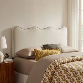 Athena Upholstered Headboard by Modway - Alabaster