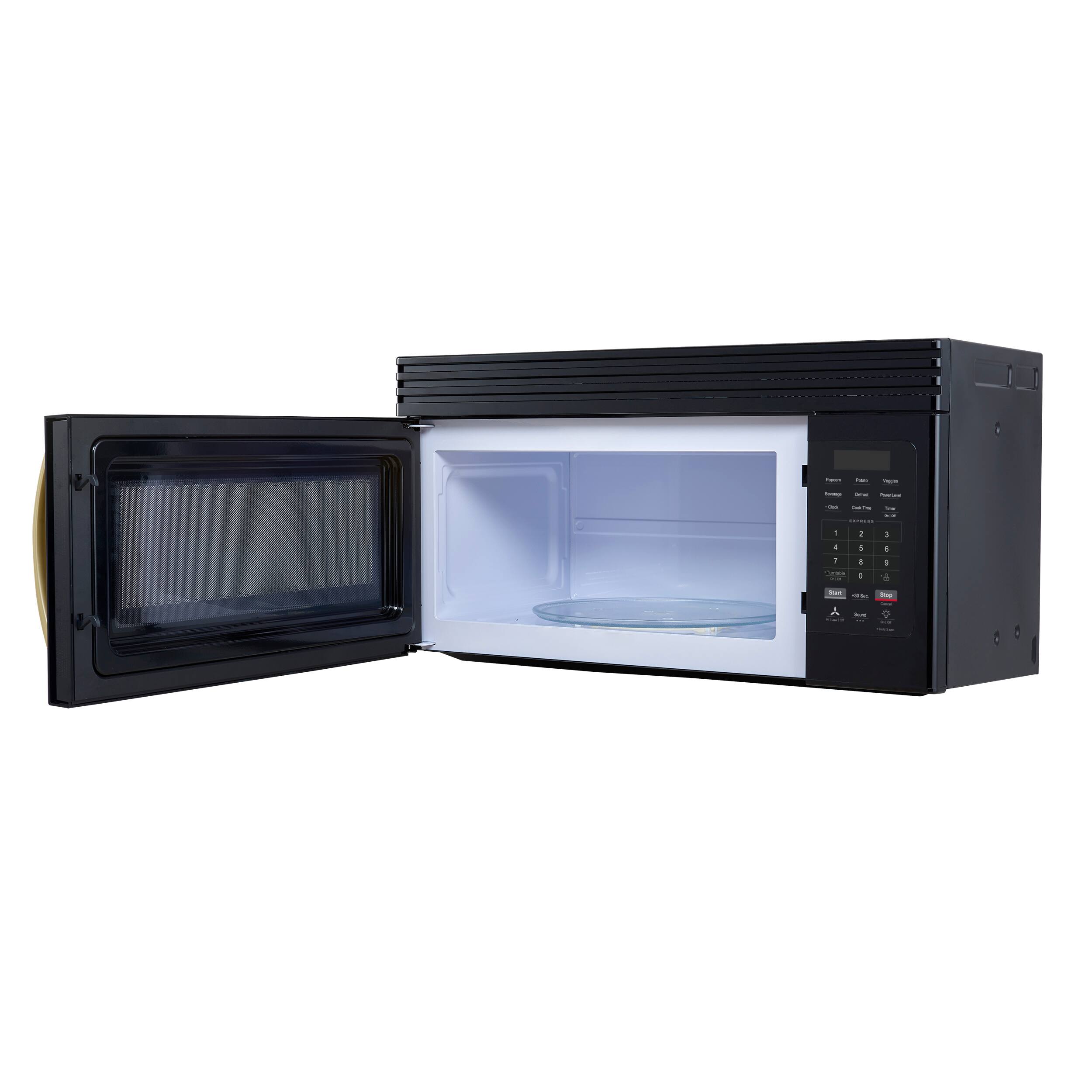 Alt View 2. Forno Appliances - Scalo 1.6 Cu. Ft. Over-the-Range Microwave with Sensor Cooking and Auto-Defrost - Black.
