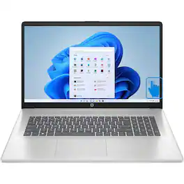 HP - 17.3" HD+ Touchscreen Laptop,AMD Ryzen 5 7430U,32GB RAM 2TB SSD,AMD Radeon Graphics,Win 11 Pro - Silver