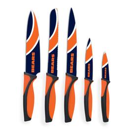 Woodrow - Chicago Bears 5-Piece Stainless Steel Cutlery Knife Set - Multicolor
