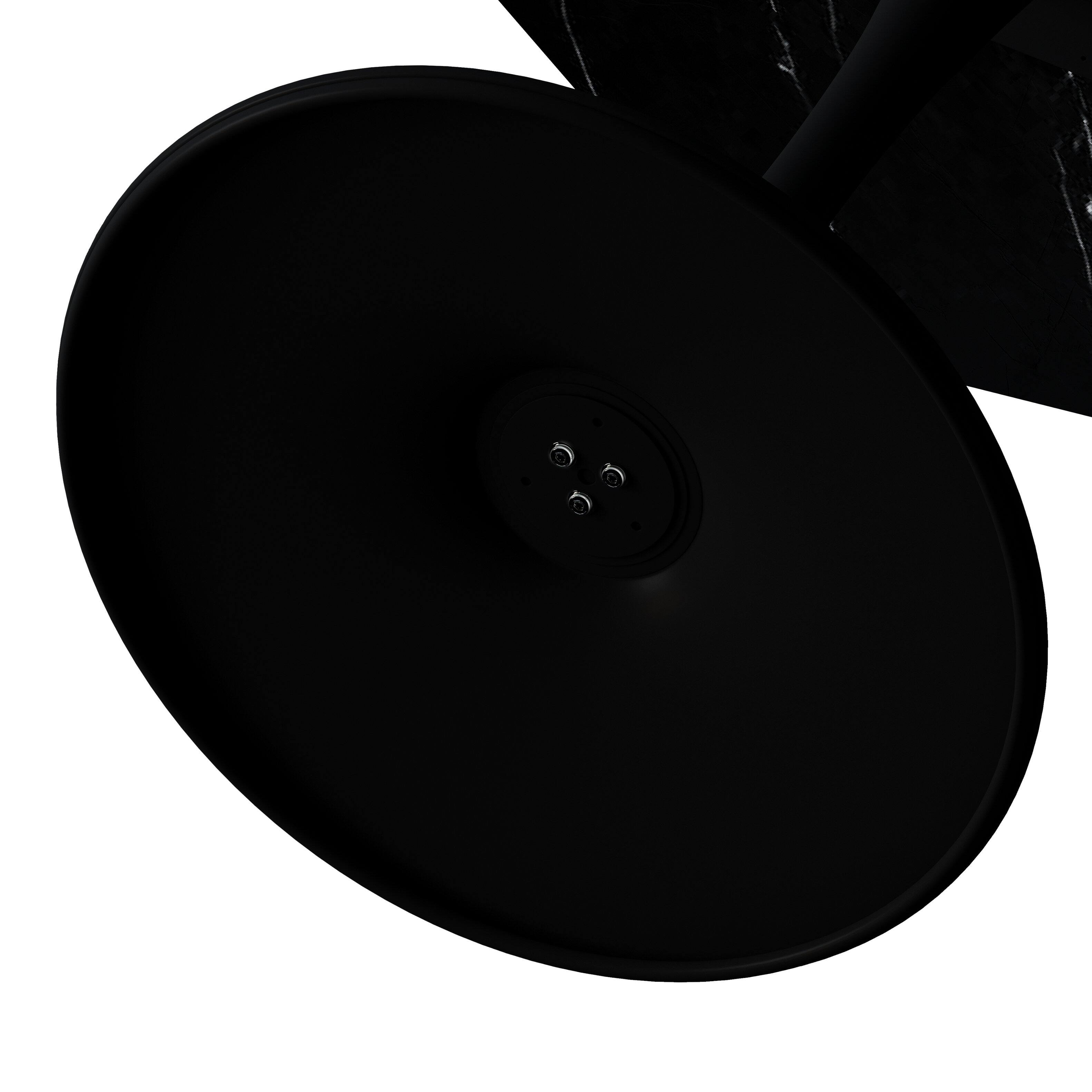 Alt View 6. Tiramisubest - 31.5" Modern Octagonal Coffee Table with Printed Black Marble Table Top,Metal Base,for Dining Room,Kitchen,Living Room - marble.