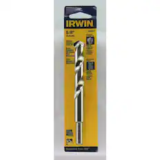 IRWIN 5026019 5/8" Tungsten Carbide Tip Rotary Masonry Drill Bit
Broca Rotatoria De Taladro Para Masoneria
Puntna de Carbure de Tungstene
Foret Rotates A Maconnerie
Deep Spiral Flute
Ramures espirales profondes
Canalure spiraie profondo
Guaranteed Since 1885