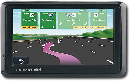Front Standard. Garmin - 4.3" Automobile Portable GPS Navigator with Bluetooth - Black.