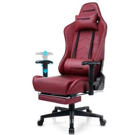 GTPlayer - Gaming Chair Racing Style Computer Chair Stylish High Back Chair - WineRed