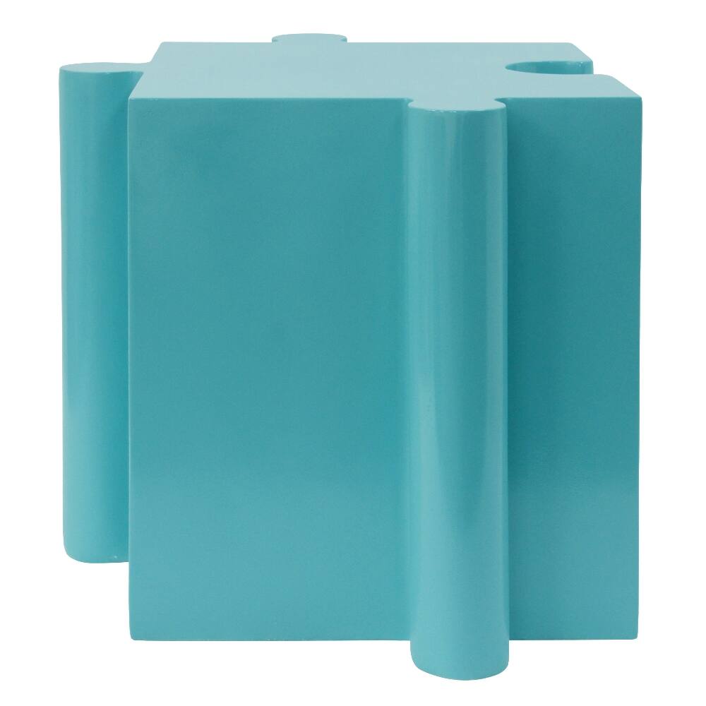 Alt View 8. Loheer - Loheer Modular Side Table Puzzle Art MGO Outdoor Table Light Blue - Light Blue.