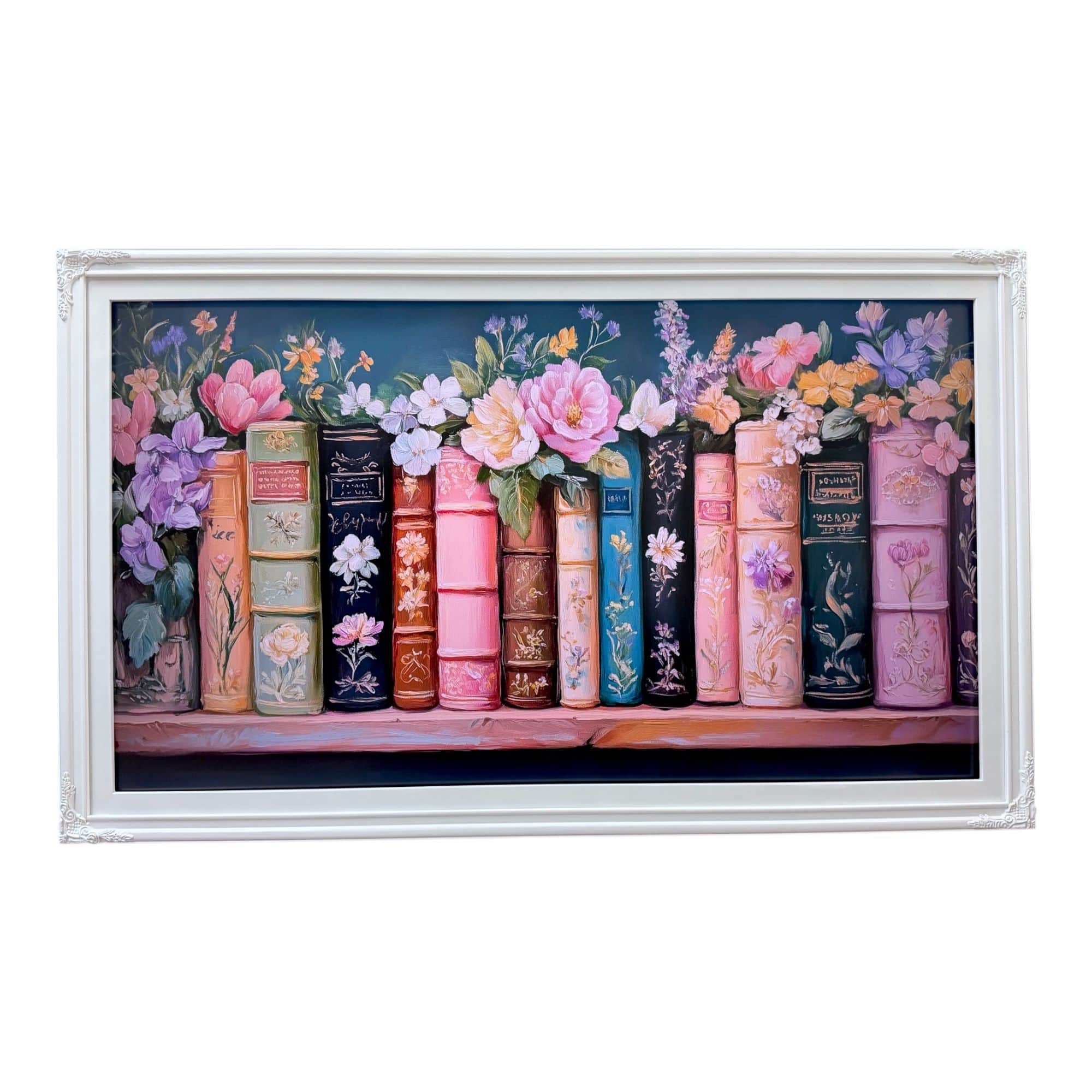 LAREDO FRAME FACTORY 75 inch Hisense Canvas TV Ornate frame