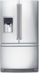 Front Standard. Electrolux - 27.8 Cu. Ft. French Door Refrigerator with Thru-the-Door Ice and Water - Stainless-Steel.