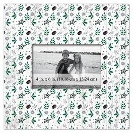 Fan Creations - Dallas Stars 10'' x 10'' Floral Pattern Frame - Multicolor
