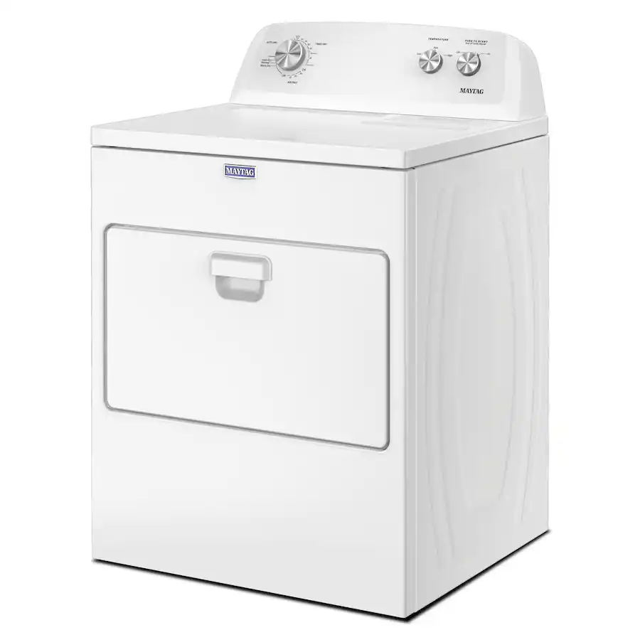 Wrinkle Part Maytag 7.0 Cu. Ft. Electric Dryer with Wrinkle Prevent Option White ...