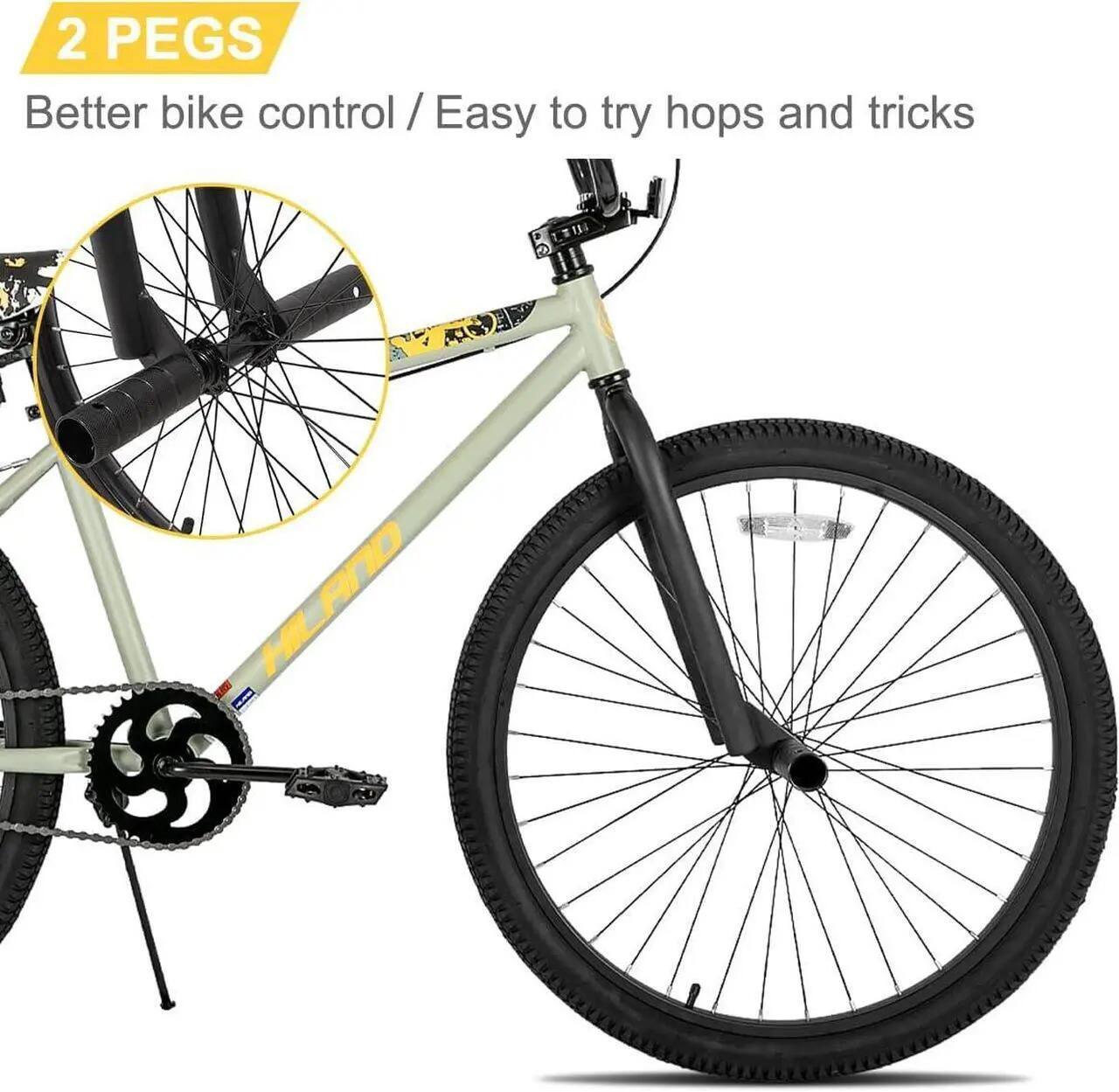 2 PEGS  
Better bike control / Easy to try hops and tricks