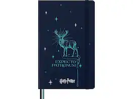 Moleskine - Harry Potter Expecto Patronum Limited Edition Notebook, 5" x 8.25", Narrow-Ruled, (LEHP23QP060) - Blue/Teal