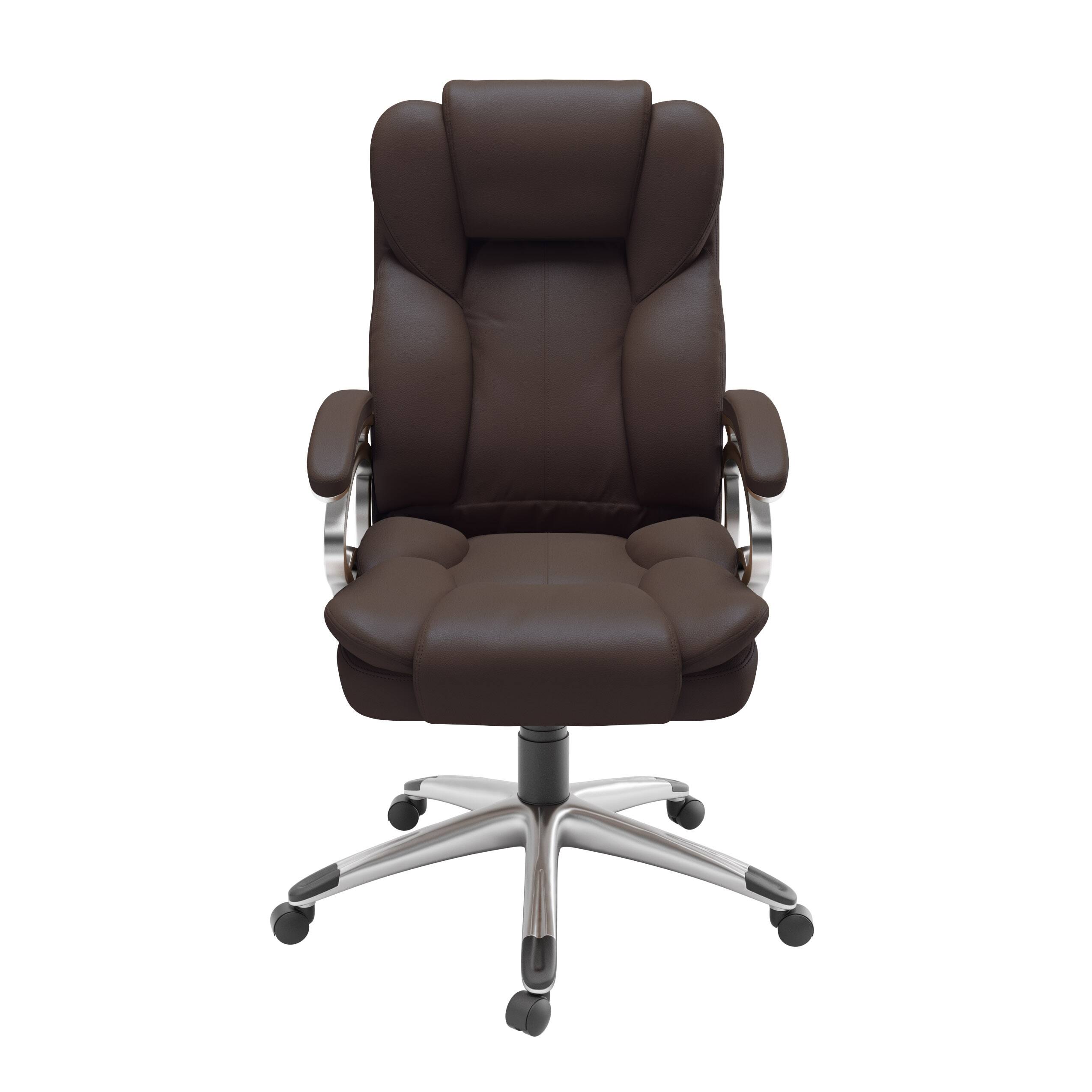 Left. CorLiving - Executive Office Chair - Espresso.