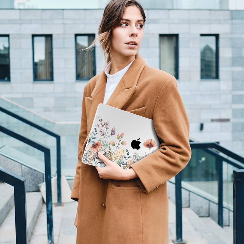 Alt View 2. RTMB - MacBook Pro 16" Hard Shell Case with Keyboard Cover – Abstract Flower - Abstract Flower.