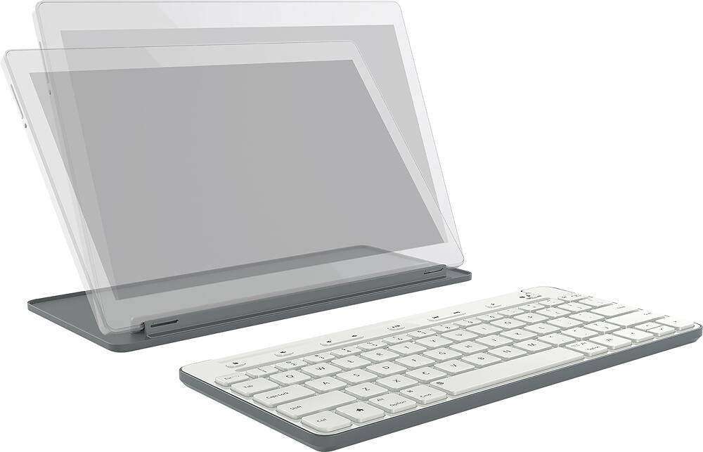 Left. Microsoft - Mobile Keyboard for Select Smartphones and Tablets - Black.