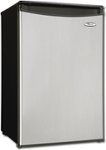 Angle Standard. Whirlpool - 4.4 Cu. Ft. Compact Refrigerator - Black/Stainless-Steel.