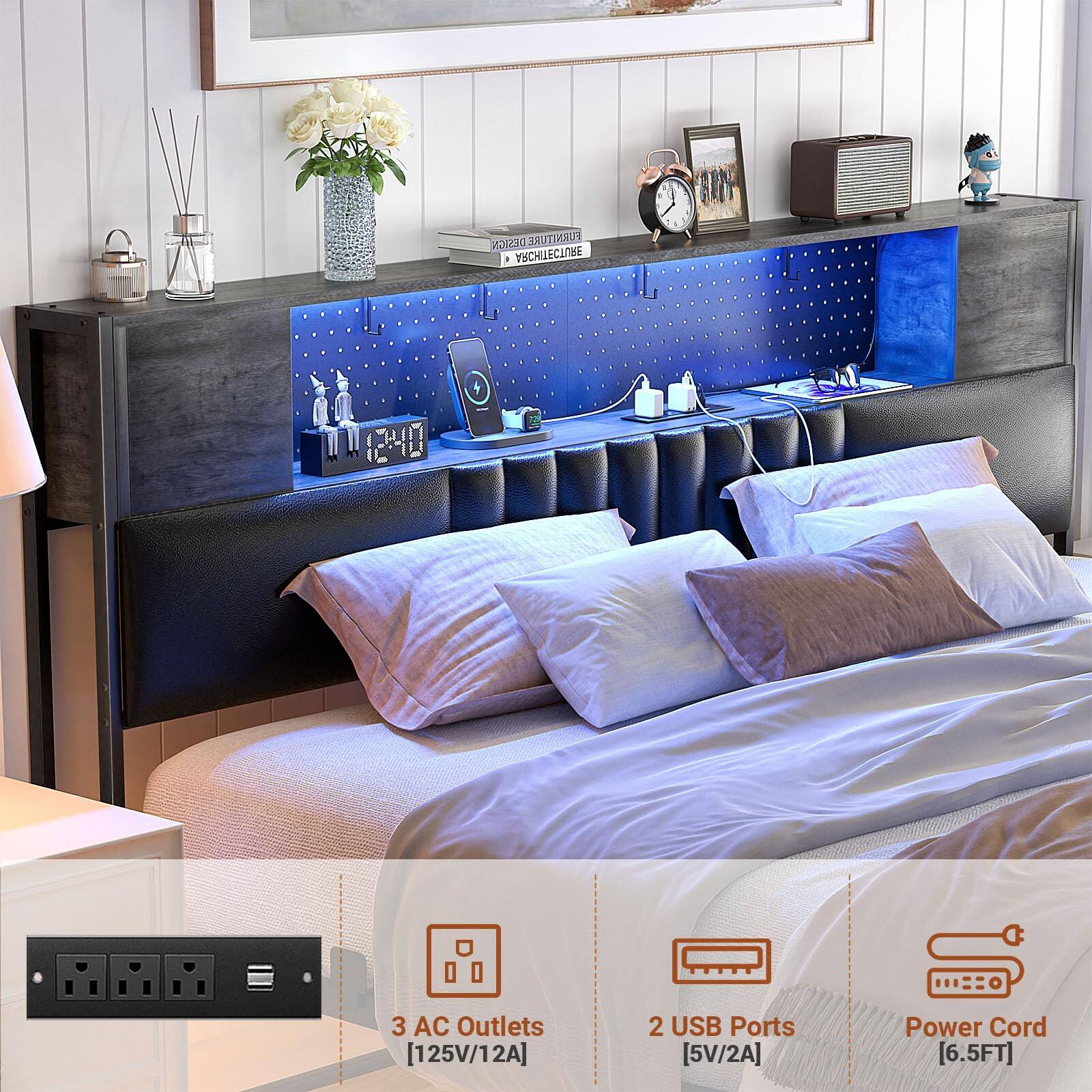 DESIGN FURNITURE  
VECI 1240  
3 AC Outlets [125V/12A]  
2 USB Ports [5V/2A]  
Power Cord [6.5FT]