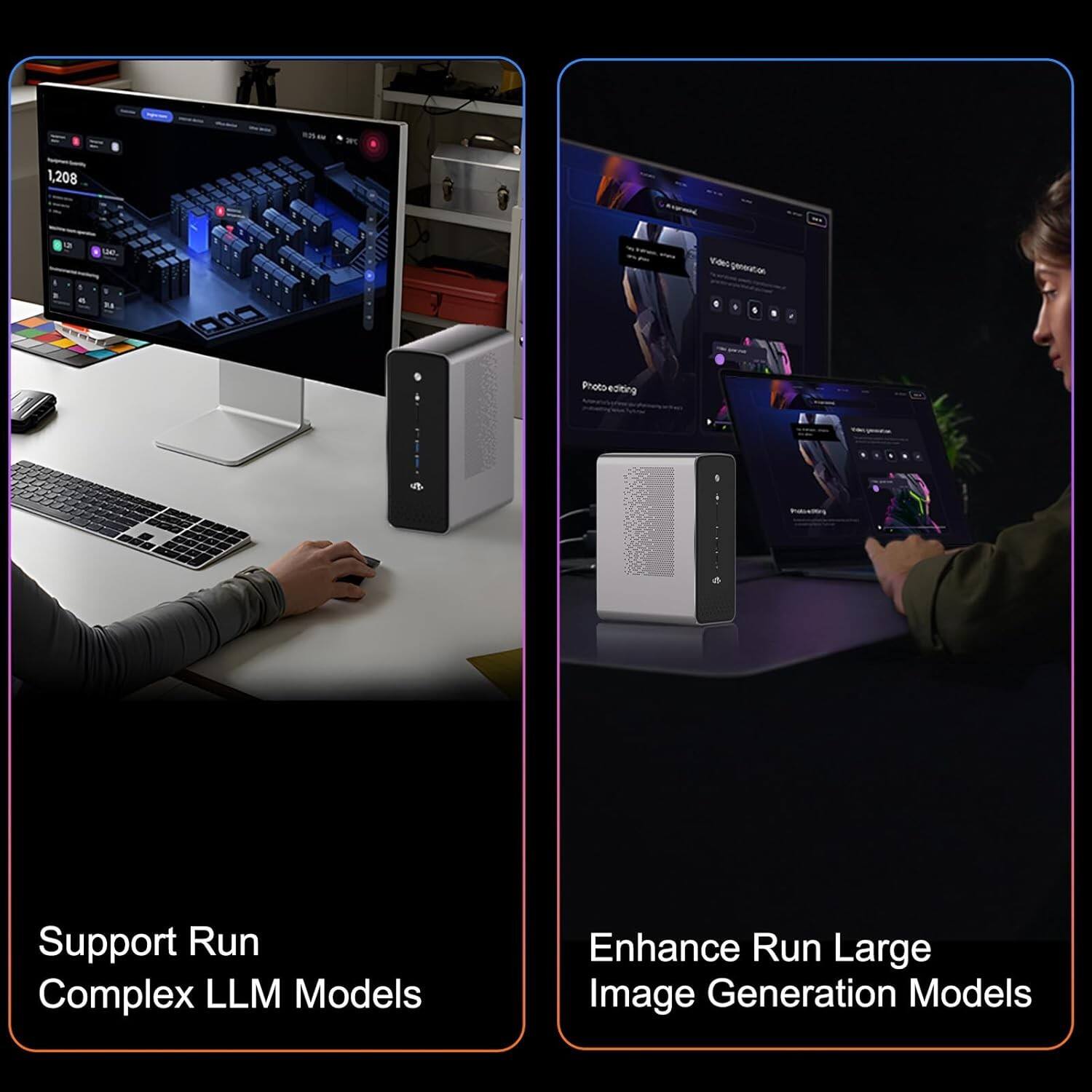 - Support Run Complex LLM Models
- Enhance Run Large Image Generation Models