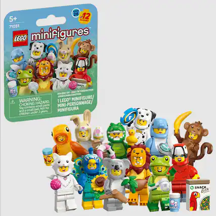 SERIES 28 .12 5+ 10 COLLECT 71051 LEGO minifigures SNACK BOX JOUET DE CONSTRUCTION BUILDING TOY CC CONSTRUIR JUGUETE PARA CONSTRUIR WARNING: 1 LEGO MINIFIGURE/ CHOKING HAZARD. MINI-PERSONNAGE/ contains small parts Toy ball Not for MINIFIGURA and a small children under 3 years.