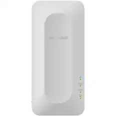 Front. NETGEAR - EAX12 AX1600 WiFi 6 Mesh Wall Plug Range Extender - White.