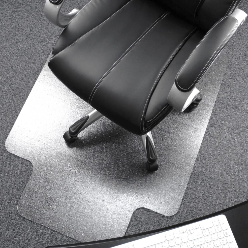 Floortex - Ultimat Polycarbonate Lipped Chair Mat for Carpets up to 1/2" - 48" x 60" - Clear