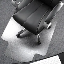 Floortex - Ultimat Polycarbonate Lipped Chair Mat for Carpets up to 1/2" - 48" x 60" - Clear