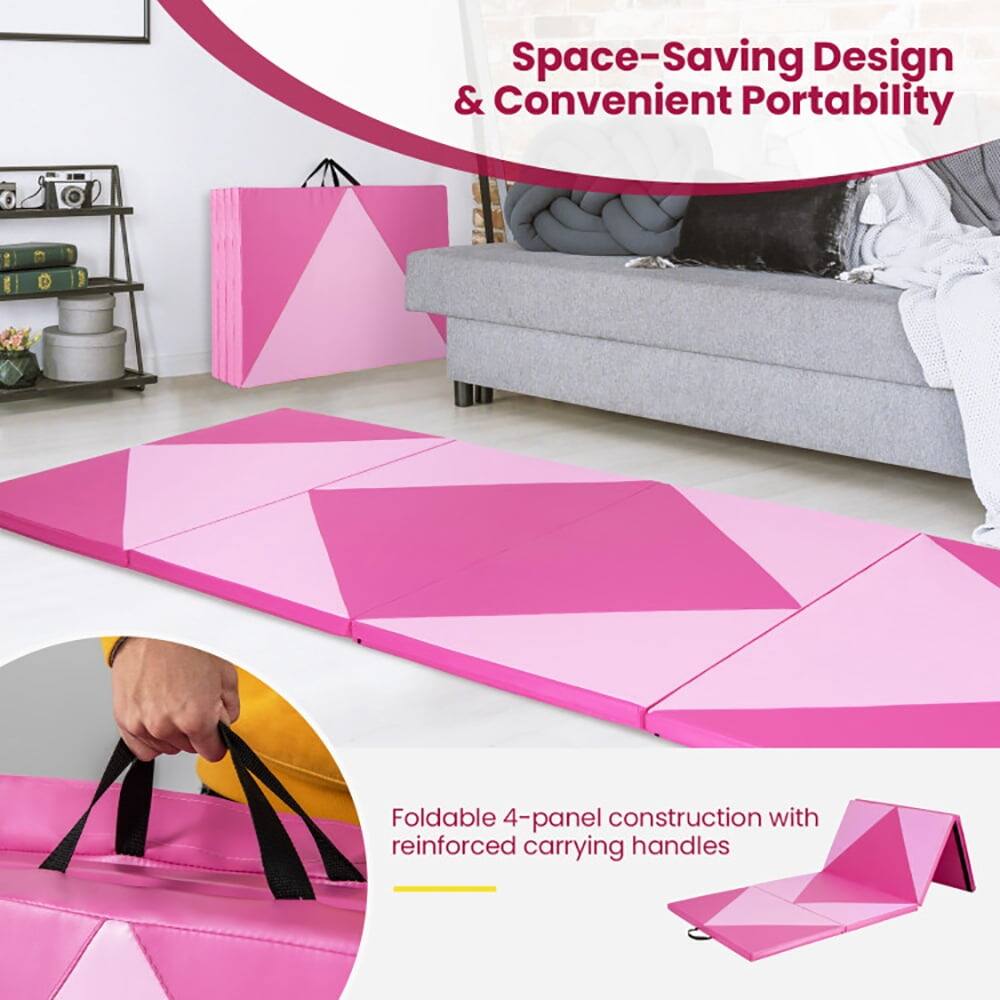 Space-Saving Design & Convenient Portability

Foldable 4-panel construction with reinforced carrying handles