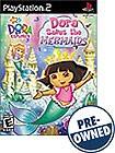 Front Detail. Dora the Explorer: Dora Saves the Mermaids — PRE-OWNED - PlayStation 2.
