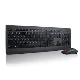 Lenovo - Professional Wireless Keyboard and Mouse Combo - US English - USB Wireless RF - Ambidextrous 5 Button Mouse - Inv - Unknown