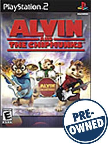 Front Standard. Alvin and the Chipmunks — PRE-OWNED - PlayStation 2.