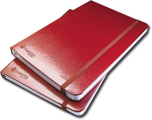 Angle Standard. Livescribe - Journal for Livescribe Pulse Smartpen (2-pack) - Red.