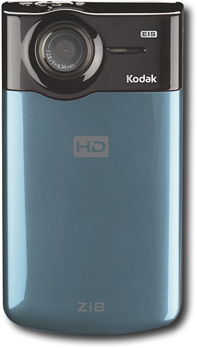 Uitrusten publiek voor de helft Best Buy: Kodak Pocket Video Camera with 2.5" LCD Screen Aqua Zi8