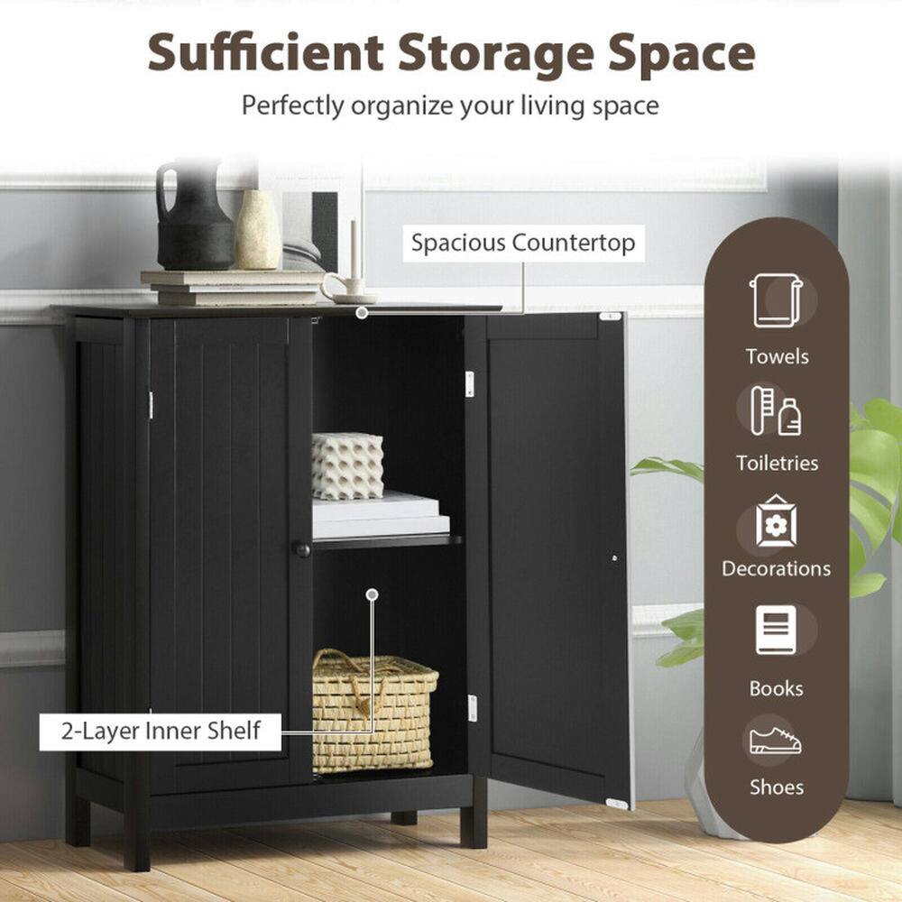 Sufficient Storage Space  
Perfectly organize your living space  

Spacious Countertop  
2-Layer Inner Shelf  

Towels  
Toiletries  
Decorations  
Books  
Shoes