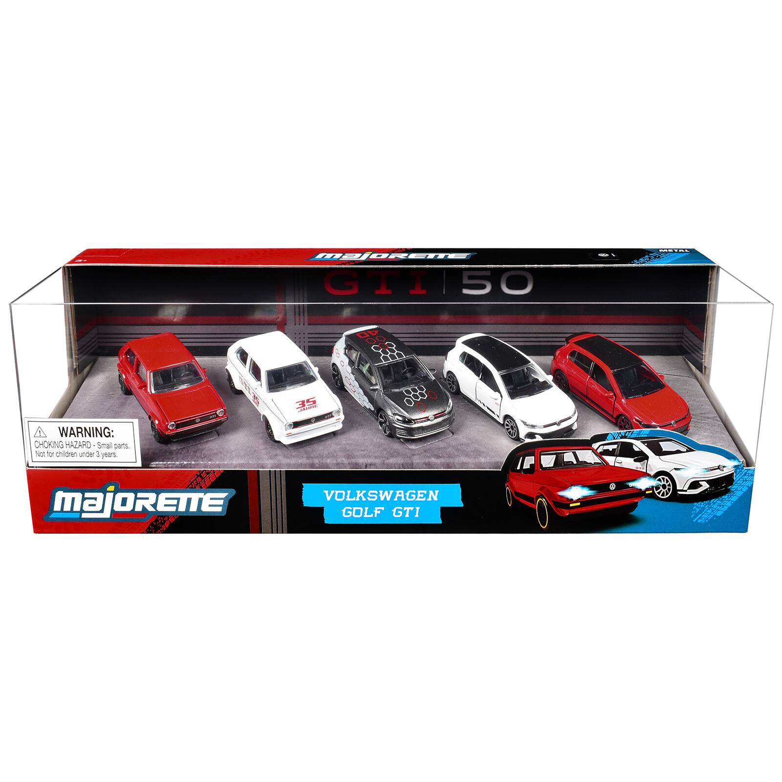 METAL majoRETTE 100 6.99 GTI150

A WARNING: CHOKING HAZARD Small parts. Not for children under 8 years.

35 JUNE

majoRETTE

VOLKSWAGEN GOLF GTI