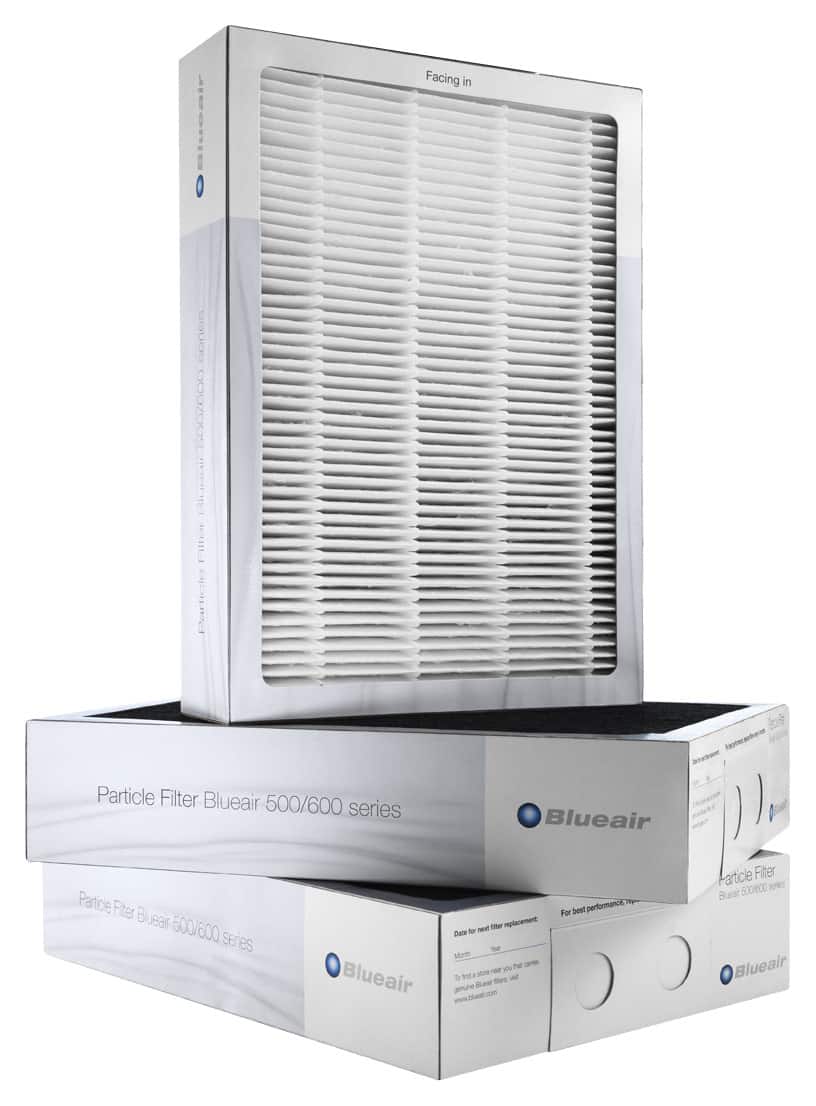 Blueair - 500/600 Series Replacement Particle Filter - Blue - Larger Front
