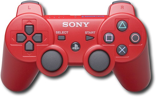  Sony - DualShock 3 Wireless Controller for PlayStation 3 - Red